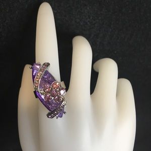 Costume jewelry purple ring